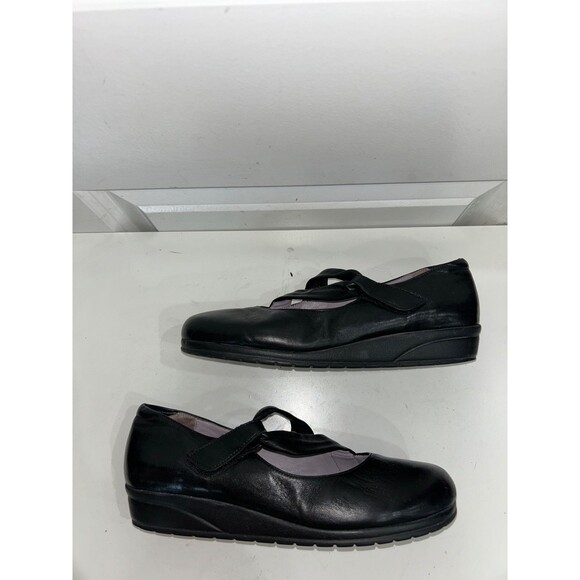 Beautifeel Women's Mary Jane Comfort Shoe size 40/9 Made in Israel Black - Picture 5 of 9